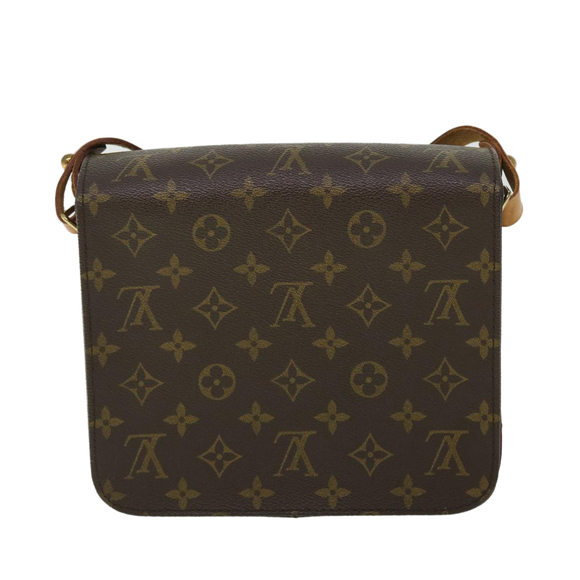 LOUIS VUITTON Monogram Cartouchiere MM Shoulder Bag M51253 LV Auth 51166 - Picture 3 of 16